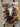 Orange Horse Abstract Textured Partial Oil Painting - Wall Art - WallArtt