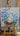 Abstract Blue Flower Tornado Textured Partial Oil Painting - WallArtt