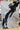 Black White with Gold 2 Piece Textured Partial Oil Painting - WallArtt