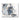 Blue Grey Abstract Textured Partial Oil Painting - WallArtt