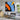 Blue Orange 3D Heavy Textured Partial Oil Painting - WallArtt
