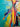 Colorful Ballerina 3D Heavy Textured Partial oil Painting - WallArtt