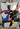 Colours with Black Textured Partial Oil Painting - WallArtt