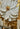Cream White Flowers with Gold II 3d Heavy Textured Partial Oil Painting - WallArtt