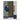 Dark Green Navy Abstract Textured Partial Oil Painting - WallArtt