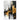 Gold Black Skyscrapers Textured Partial Oil Painting - Wall Art - WallArtt