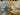 Gold Blue Flower 3d Heavy Textured Partial Oil Painting - WallArtt