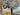 Gold Blue Tree Textured Partial Oil Painting - WallArtt