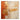 Gold Foil on Orange Abstract Textured Partial Oil Painting - Wall Art - WallArtt