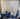 Gold n Navy II Abstract Textured Partial Oil Painting - WallArtt