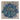 Mad Blue Abstract Textured Partial Oil Painting - WallArtt
