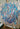 Mad Blue Abstract Textured Partial Oil Painting - WallArtt