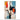 Orange Blue Abstract III Textured Partial Oil Painting - WallArtt