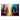 Orange Blue Skyscrapers II Textured Partial Oil Painting - WallArtt