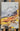 Orange lava 2 Piece Textured Partial Oil Painting - WallArtt