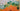 Orange Mountains 3D Heavy Textured Partial Oil Painting - WallArtt