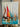 Orange n Blue Sailboats Textured Partial Oil Painting - WallArtt