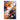 Orange with Black n White Textured Partial Oil Painting - Wall Art - WallArtt