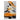Orange Woman 3D Heavy Textured Partial Oil Painting - WallArtt