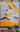 Orange Woman 3D Heavy Textured Partial Oil Painting - WallArtt