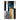 Petrol Blue Black Abstract Textured Partial Oil Painting - WallArtt