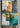 Petrol Blue II Abstract Textured Partial Oil Painting - WallArtt