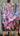 Pink n Red Flowers Abstract Textured Partial Oil Painting - WallArtt