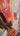 Red n White Abstract 3d Heavy Textured Partial Oil Painting - WallArtt