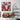 Red Navy Abstract II Textured Partial Oil Painting - WallArtt
