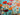Red Orange Flowers 3d Heavy Textured Partial Oil Painting - WallArtt