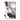 Silver with Black n White Textured Partial Oil Painting - WallArtt