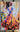 Violinist in Red Suit Textured Partial Oil Painting - WallArtt