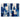 White Blue 2 Piece 3d Heavy Textured Partial Oil Painting - Wall Art - WallArtt