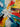 White Blue Yellow Abstract 3d Heavy Textured Partial Oil Painting - WallArtt