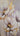 White Gold Flowers 3D Heavy Textured Partial oil Painting - WallArtt