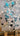 White n Blue Pieces 3D Heavy Textured Partial Oil Painting - WallArtt