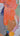White n Orange II 3D Heavy Textured Partial Oil Painting - WallArtt