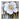 White With Gold Flower Textured Partial Oil Painting - WallArtt