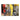 Yellow on Grey Textured Partial Oil Painting - WallArtt