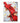 Abstract Red Textured Partial Oil Painting