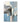 Abstract Shades of Blue Textured Partial Oil Painting