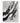 Abstract White n Black Textured Partial Oil Painting