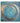 Abstract Blue Shell with Gold Foil Textured Partial Oil Painting