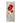 Abstract Floating Red Flowers Textured Partial Oil Painting