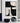 Abstract Off White Black Textured Partial Oil Painting