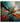 Abstract Orange Blue Perspective Textured Partial Oil Painting