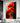Red Flowers Textured Partial Oil Painting - Wall Art