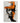 Abstract Orange Woman Textured Partial Oil Painting - Wall Art