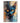 Abstract Blue Cat Textured Partial Oil Painting - Wall Art