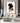 Abstract Orange Black Textured Partial Oil Painting